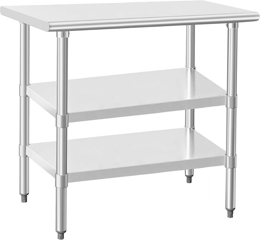 HARDURA Commercial Backsplash Undershelves Galvanized 1